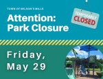 Park Closure May 29