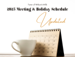 Coffee mug and calendar image
