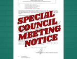 Special Council Meeting Notice