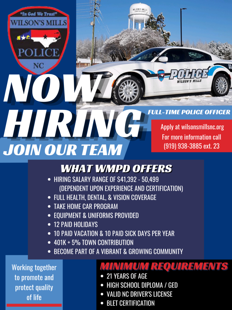 WMPD Full-Time Police Officer Vacancy