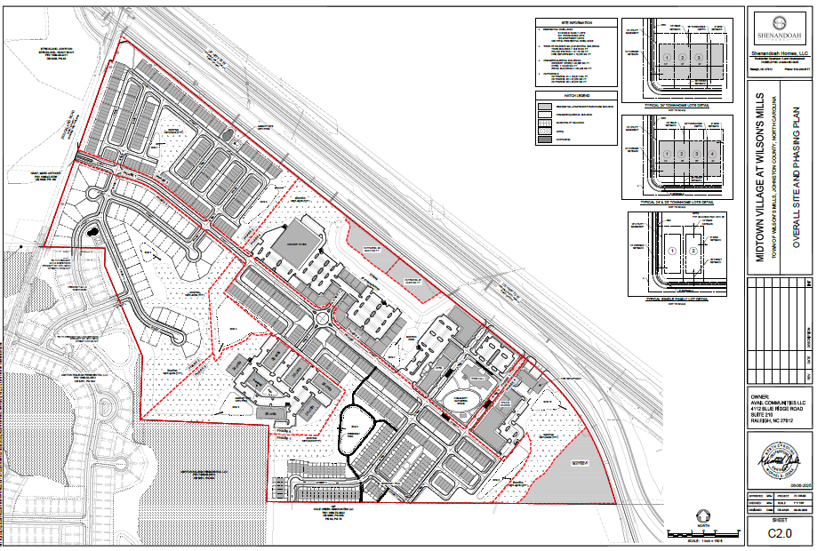 Updated plan map of Midtown Village