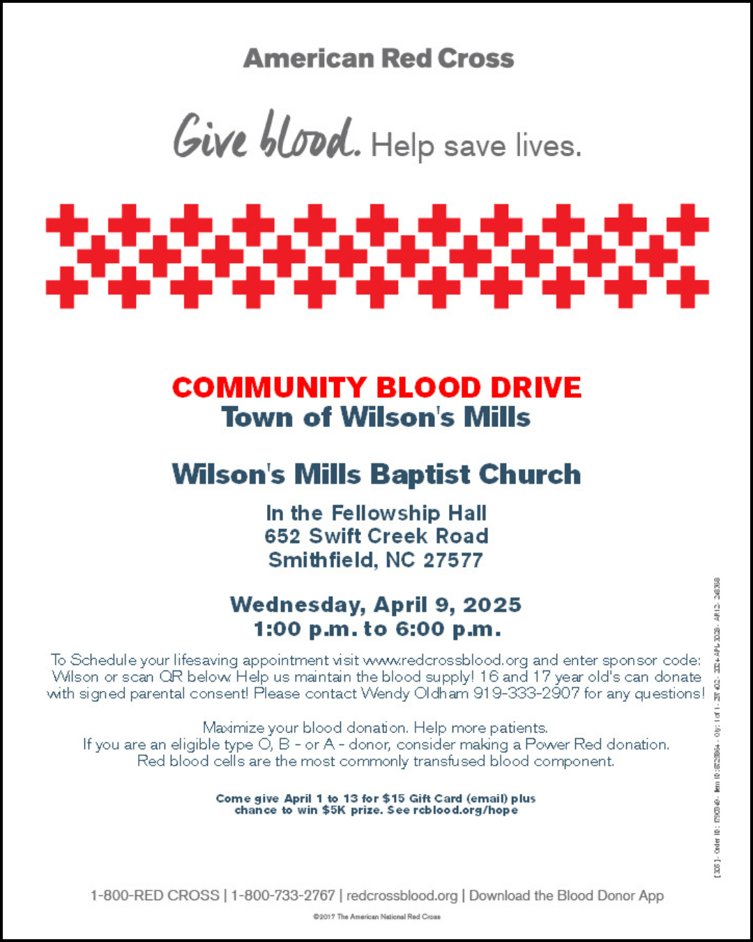 Blood Drive Flyer